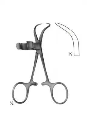 Towel Clamps and Safety pins.